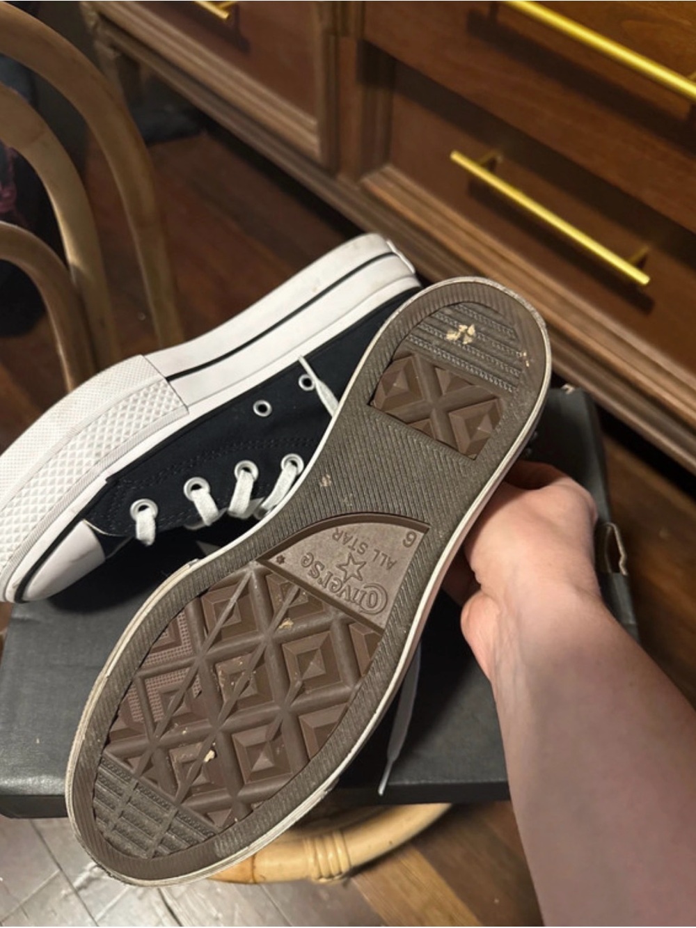 SOLD!!!!Women’s Platform Converse Chuck Taylor All Star High Top Sneakers - Picture 4 of 8